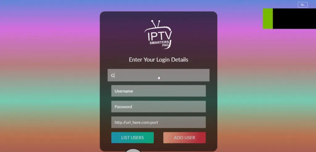 2 – Accéder aux paramètres de la box – IPTV Smarters Pro