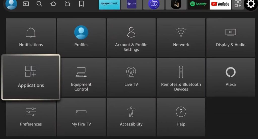 2 – Sélectionner l’application IPTV – IPTV Smarters Pro