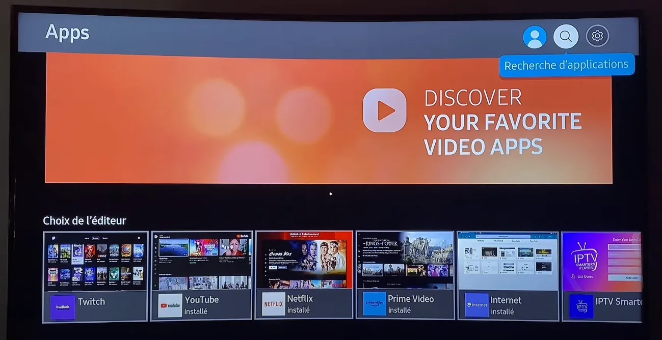 Étape 2 : Ouvrez le menu Smart Hub – IPTV Smarters Pro