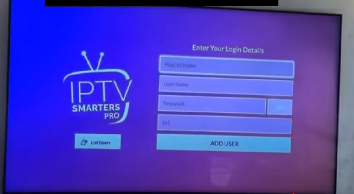 Étape 6 : Ouvrez l’application installée – IPTV Smarters Pro